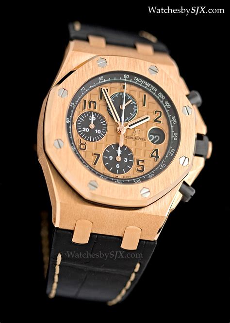 audemars piguet royal oak offshore gold rubber|ap offshore price.